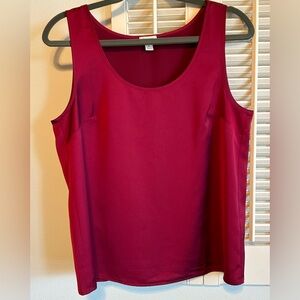 J. CREW Silky Sleeveless Blouse Tank Top S Oversized
